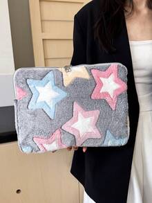1pc Laptop Sleeve, Heart-Shaped Style Tablet Bag, Suitable For 10/11 Inch , 13/14 Inch, 15/15.6 Inch Laptop - Pink - View 2