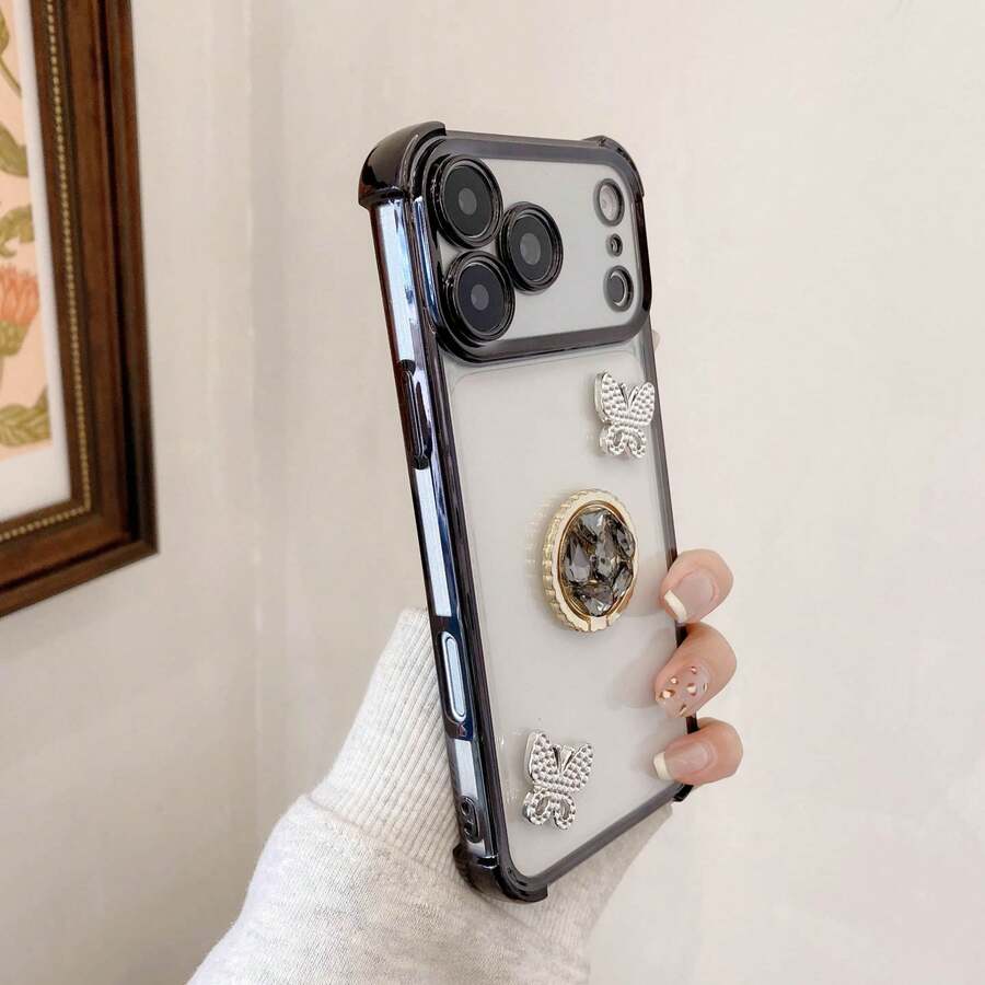 免费赠送挂绳、指环支架、手机壳+腕带手机壳，兼容 17 Pro Max、16 Pro Max、15 Pro Max、14 Pro Max、13 Pro Max、12 Pro Max、11 Pro Max、XS Max、7/8 Plus、S26、2524321u、荣耀手机。 - 黑色 - 查看 1