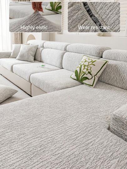 1 tấm bọc ghế sofa co giãn, chống trượt, che phủ toàn bộ, thoáng mát mùa hè, làm bằng lụa, phù hợp cho mọi mùa, chất liệu vải dày dặn, có thể giặt máy, thân thiện với thú cưng, bảo vệ trang trí cho phòng ngủ, văn phòng, phòng khách, phù hợp với ghế sofa góc và sofa 1/2/3/4 chỗ ngồi.