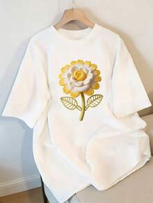 Women T-Shirts - White - View 8