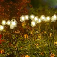 1pc Solar Dandelion Stake Light, Dual Mode, Swaying Design, Firefly Lamp Suitable For Garden Decor And Outdoor Waterproof Yard Decor, Autumn Decor, Home Decor, Outdoor Decor - Star - View 5