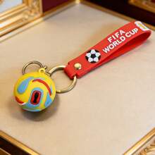 FIFA Football Keychain Gift For Her/Him | Creative Soft Hanging Ornament, Football Fan Event Keyring, Party Gathering Keychain Gift Box - Multicolor - View 5