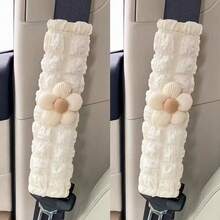 Vỏ bọc dây an toàn bằng vải họa tiết hoa 3D - A - Xem 8