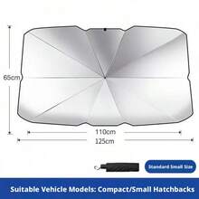 Tấm che nắng kính chắn gió ô tô, phụ kiện cách nhiệt chống nắng cho xe cỡ nhỏ - 1 cái - Xem 14