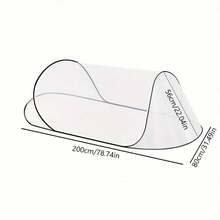 Màn chống muỗi bằng polyester nhẹ, có thể điều chỉnh và dễ dàng lắp đặt, thích hợp cho cắm trại tại nhà, có thể giặt tay (sử dụng quanh năm). - trắng - Xem 3