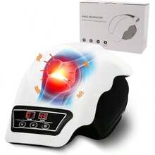 Masajeador de rodilla Knee Relief Masajeador de Rodilla con Calefacción por Radio Rodillera Masaje con luz roja y terapia de amasamiento para aliviar el dolor de rodilla aliviar los espasmos y aliviar la tensión tratar los síntomas de la artritis las lesiones articulares la hinchazón y la rigidez. - Blanco - Ver 9