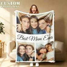 Personalized Customizable Mother's Day Best Gift - MOM Letters You Are The Piece That Holds Us Together 6-Photo Collage Customizable Flannel Throw Blanket - Customizable Text Names Date Multiple Styles Available - Soft Warm Cozy Breathable Lightweight Washable Personalized Blanket For Couch Bed Sofa Living Room Bedroom Home Decor - Elegant Burgundy Heart Aesthetic Sentimental Keepsake - Mother's Day Gift From Daughter Son To Mom, Mother's Day Gift From Granddaughter Grandson To Grandma, Mother's Day Gift From Husband To Wife, Mother's Day Gift From Granddaughter Grandson To Grandmother - Gifts For Her Mom Grandma Family Friends - Insta-Worthy Cozy Vibes Personalized Items For Housewarming Boho Outdoor Bathroom Decor – Home Decor,Bedroom Decor,Living Room Decor,Couch,Sofa,Bed,Customizable,Breathable,Lightweight,Washable,Soft,Comfortable,Elegant,Simple,Personalized Items,Tapestry,Hogar,Bedroom Essentials,Camping Essentials,Beach Essentials,Living Room Essentials,Home Essentials - Phong cách 21 - Xem 12