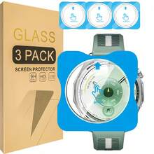 舒适贴合钢化玻璃三片装屏幕保护膜，兼容华为 Watch GT6 Pro-46mm/GT6-41mm/GT6-46mm、GT5-41mm/GT5-46mm/GT5 Pro-46mm，屏幕保护膜，手表保护膜，带自动对齐安装框，一键安装，精准贴合，防刮花，无缝贴合，超清防碎裂膜，附赠小工具保护套，适合科技爱好者，母亲节礼物佳选。 - 3個適用於GT6pro-46mm - 查看 2