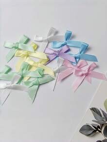 60 chiếc nơ ruy băng mini dễ thương kiểu ba lê để trang trí quần áo và mũ nón, phụ kiện tự làm. - Nơ kiểu ba lê dễ thương - Xem 13