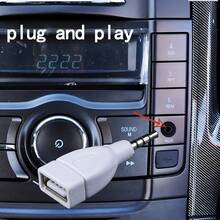 3.5mm公头转USB 2.0母头OTG转接线，可在车内播放U盘中的音乐 - 查看 5