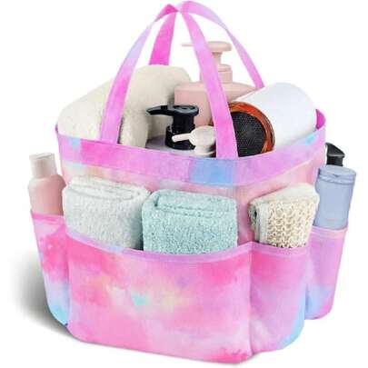 Mesh Shower Caddy Portable, Quick Dry Hanging Shower Tote Bag For College Dorm Room Essentials, Large Capacity Caddy Dorm For Bathroom Gym Swimming,45125192