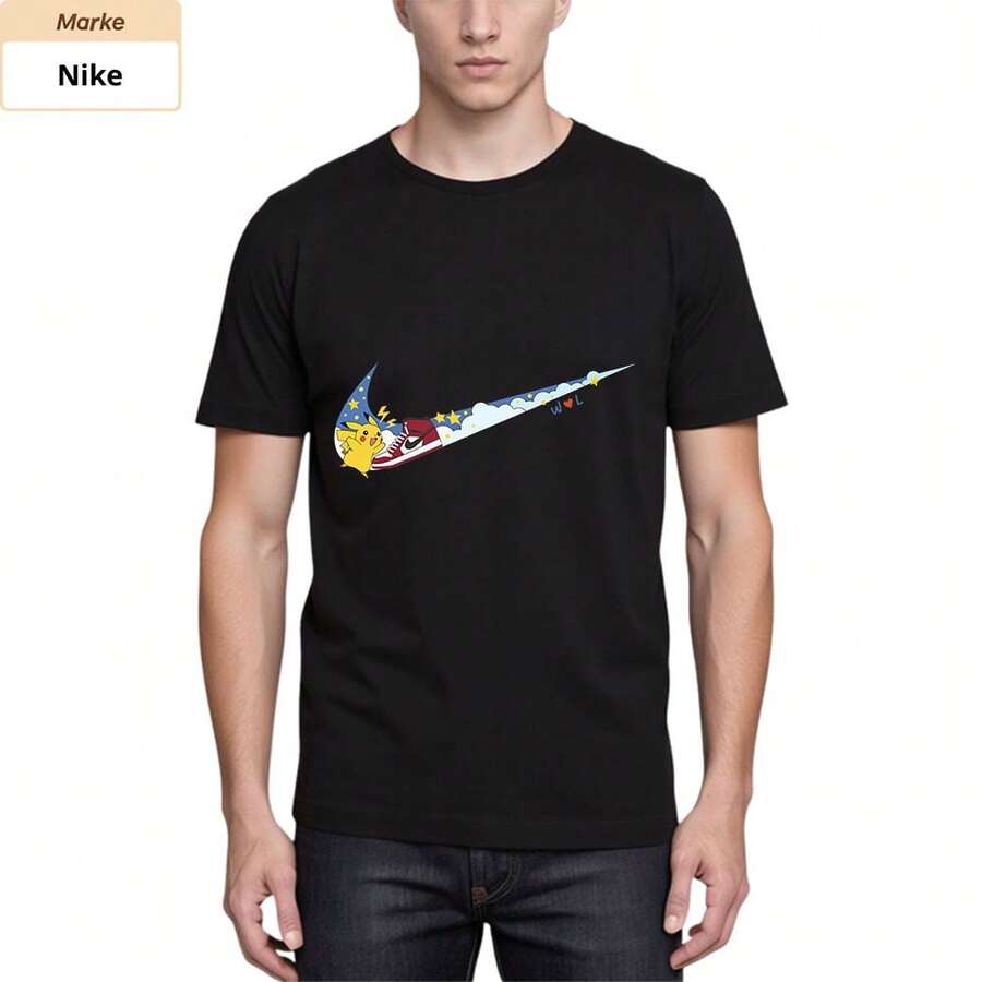 Men's T-Shirts, Women's T-Shirts, Men's Shirts - Black - View 1