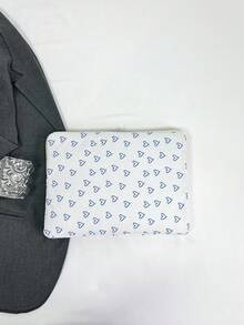 纯色简约奢华笔记本电脑保护套，多尺寸笔记本平板电脑便携包，女士电脑包，便携式笔记本电脑套，旅行必备 - 藍色 - 查看 5
