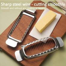 Stainless Steel Cheese Slicer, Butter Divider, Cheese Cutter, Foie Gras Cutter, Home Kitchen Baking Tools - View 4