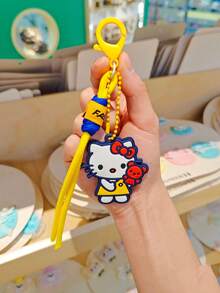 SANRIO 1个可爱又有创意的Hello Kitty钥匙扣行李箱包挂饰小礼物 - 彩色 - 查看 7