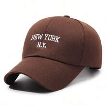 Women's Baseball Cap, Embroidered Letter, Fashion Versatile, Adjustable Strap, Large Head Circumference, Sun Protection - Multicolor - View 9