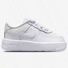Nike Air Force 1 Low Lace Boys' Toddler White Casual Sneakers IF1674-100 | Court-To-Street Style, Iconic Silhouette - White - View 1