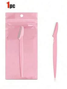 30pcs/paquete Exquisitas Navajas Faciales en Bolsa, Recortadores de Cejas y Removedores de Vello Facial, Herramientas de Afeitado Facial Unisex con Hojas de Precisión, 1/3/6/12/24pcs (Rosa) - Multicolor - Ver 15