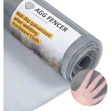 16inx 10ft Hardware Cloth 1/8 Inch 27Ga Hot Dipped Galvanized After Welding, Wire Fence, Welded Metal Fencing Roll Mesh Screen Garden Plant Poultry Animal Netting Cage - 16in X 10ft - View 1