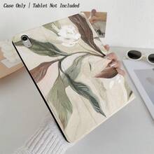 1 件复古植物印花平板电脑保护套，兼容 iPad 11/A16/10 代/Air4/5/6/Pro 12.9/2024/2025/2020/2021/2022/2023/10.2/10.9/Mini7，也适用于 Galaxy Tab A8/A9 Plus/S6 Lite/S7/S9FE PLUS/S10 Plus，以及小米 5/5 Pro/6/6 Pro/7/7 Pro/44s Pro，非常适合工作、旅行和居家使用，可折叠平板电脑保护套 - 彩色 - 查看 6