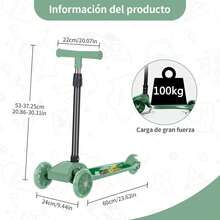 Kick Scooters, Foot Scooters - Green - View 7