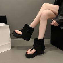 Women Platforms & Wedge Sandals - Black - [Department Store Version] - View 7