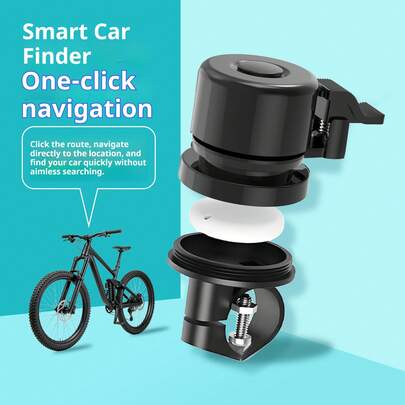 Chuông định vị GPS chống trộm ẩn cho xe đạp, Chuông xe đạp tích hợp thiết bị định vị toàn cầu, Chống trộm xe đạp, Định vị xe đạp, Nguồn điện không ngừng ngoài trời, Theo dõi nhóm, Tìm kiếm chính xác từ xa, Thiết bị gọi một chạm, Pin lâu dài, Chống nước IP67, Thiết bị theo dõi GPS tương thích với nền tảng "Find My Global", Thích hợp cho việc đạp xe, Theo dõi vị trí, Chống trộm, Hoạt động ngoài trời, Xe đạp, Phụ kiện xe đạp, Xe đạp đường trường, Xe đạp leo núi, Xe máy, Xe máy. Chỉ tương thích với IOS.