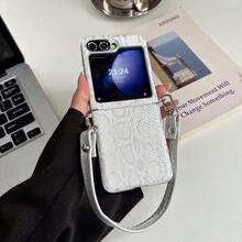 Snake Foldable Phone Case / Fashionable Foldable Phone Case, Compatible With Z / Z FLIP6 / Z FLIP5 / Z FLIP4 / Z FLIP3 - Multicolor - View 2