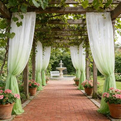 1 tấm rèm voan mỏng ombre kích thước 52"x95", kiểu treo có túi luồn thanh rèm, thích hợp trang trí trong nhà/ngoài trời, chất liệu nhẹ, thoáng mát cho lối vào, hiên nhà, sân thượng, phòng ngủ, phòng khách và phòng học, có tác dụng lọc ánh sáng và ngăn cách phòng, trang trí nhà cửa mùa xuân và quà tặng Ngày của Mẹ.