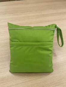 1个装防水干湿两用袋，双口袋设计，可重复使用尿布袋和旅行收纳袋 - 彩色 - 查看 12