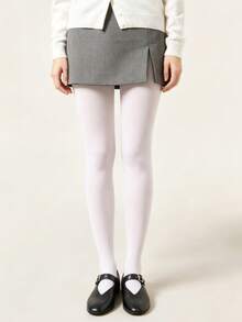 一款白色时尚性感火辣的Y2K春夏风格连裤袜，适合日常约会、派对和度假穿着。 - 白色 - 查看 6