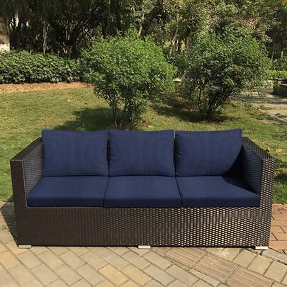1 chiếc vỏ gối ngoài trời bằng vải nhung bắp, cỡ S/M/L, thích hợp làm vỏ gối sofa ngoài trời, có thể giặt được.