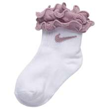 Nike 6 Pack Ruffle Socks Girls' Toddler Washed Coral/Multi/Pink NN1285-AAJ - Multicolor - View 3