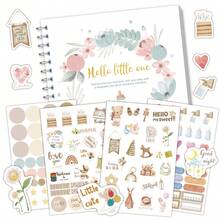217pcs/8sheets Mother Theme Sticker Set For Beginners, Suitable For Memory Book, Scrapbook, Diary And Project Planning, Gift For Mother Or Wife, Record Moments Of Growth, Cute Neutral-Colored Stickers Scrapbook Supplies Scrapbooking - Multicolor - View 7