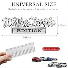 We Te  Edition S 3D Full Ml Car Decals Wit Strong Adesive Ration Sticker To Iglig Yourself  Fender Tailgate Car Accessories Silver+Black - Silver Black - View 2