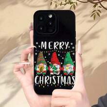 クリスマスのかわいい小さいさなギフト メンズギフト クリスマスツリー柄 携帯電話ケース シンプルな質感 レンズ保護する ブラック 男女兼用 17promax 17air 16 16PLUS 16PRO 16PROMAX 15 15PLUS 15PRO 15PROMAX 14 14PLUS 14PROMAX 13 13mini - ブラック - チェックする 2