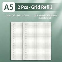 Sổ tay rời A5/B5 màu nâu nhạt, thiết kế tinh tế, ruột sổ có thể thay thế, gáy lò xo rời, giấy dày, dung lượng lớn, 60 tờ/120 trang, phù hợp cho việc học tập, ghi chép công việc, v.v. Đây là một loại sổ tay rời đặc biệt. (Tất cả hình ảnh đều là ảnh thật. Tuy nhiên, do sự khác biệt về địa điểm chụp, điều kiện ánh sáng và góc độ, có thể có sự khác biệt về màu sắc. Những người nhạy cảm với sự khác biệt này nên tránh sử dụng sản phẩm.) - nhiều màu - Xem 14