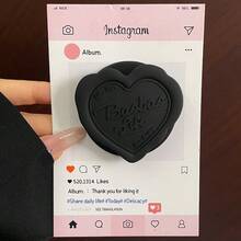 1个心形磁吸伸缩手机支架，可爱可伸缩吸盘手机支架，创意便携新款设计 - 彩色 - 查看 15