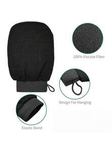 1/2 paires de gants exfoliants pour le corps, serviette de nettoyage du corps à double face, convient pour le SPA, le massage et l'exfoliation du corps, idéal pour éliminer la peau morte, comprend une serviette de bain de nettoyage en profondeur de couleurs variées - A - Voir 8