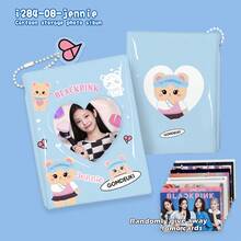 40 Pockets/3 Inch PVC Instant Photo Album, K-POP Fan Merchandise, Limited Edition Fan Goods, ENEMY Photo Card, Sticker, Holiday Gift, 1 Slot Card Collecting Box, Album, Can Hold Up To 40 Cards Of Various Types, High-Quality 3 Inch Instant Photo Card Collection Album, Heart-Shaped Mini Album, 40 Pockets Korean Pop Music Card Album, Cute Cover Collector's Album, Suitable For Instant Photos And Idol Cards - Multicolor - View 8