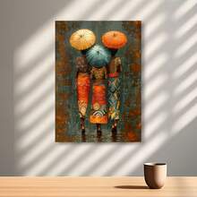 Enmarcado  plano 2D, 1 lienzo con marco de  | Pósters e impresiones | Arte abstracto contemporáneo de desnudo en lienzo: elegantes tonos dorados y negros, sensual silueta femenina, ideal para la decoración del hogar, sala de estar, dormitorio u oficina.  plano 2D para dormitorio. - Enmarcado - Ver 2