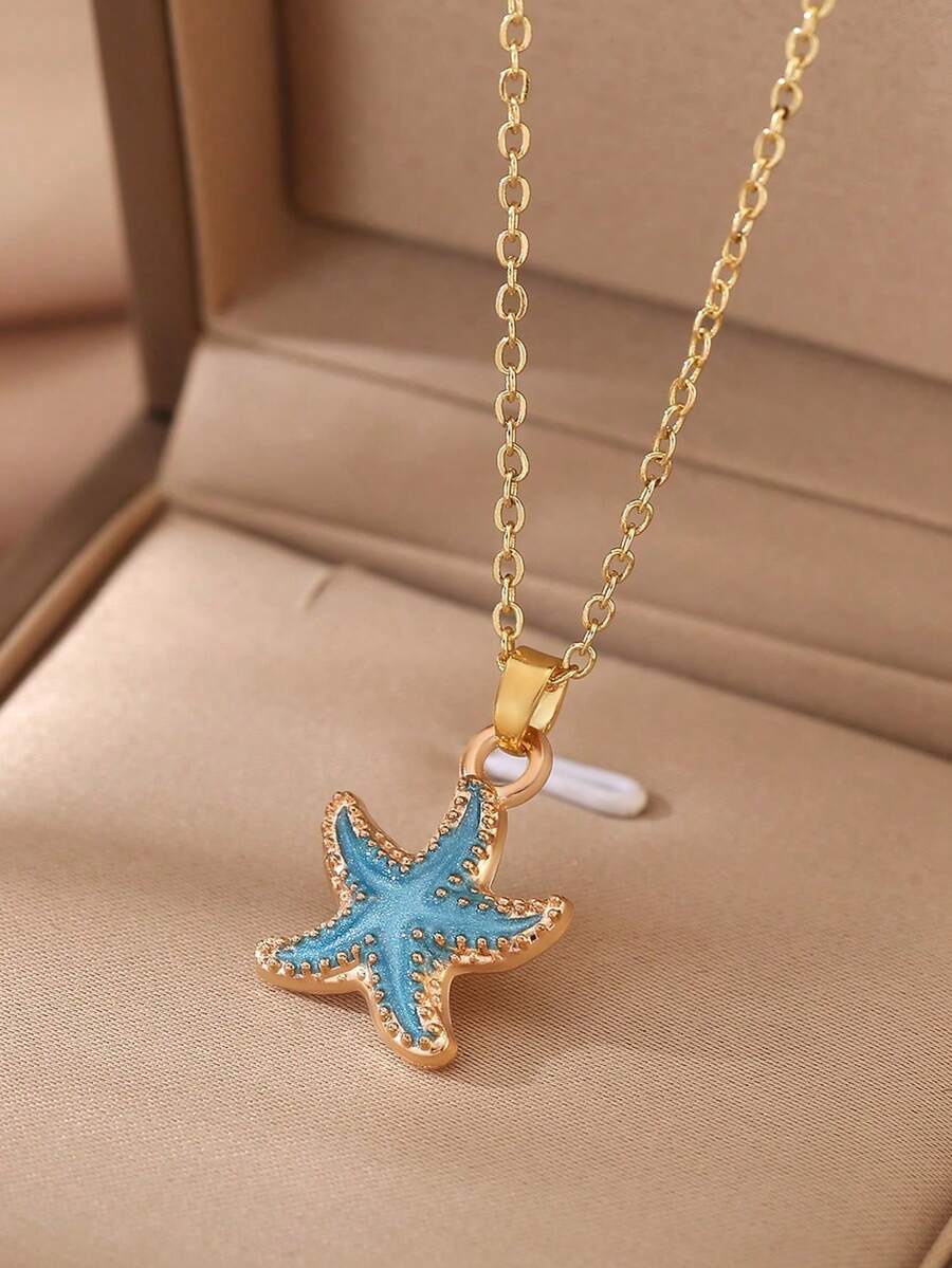 1 chiếc vòng cổ mặt dây chuyền hình trăng lưỡi liềm và ngôi sao thời trang cho Halloween, vòng cổ choker mặt dây chuyền hình thánh giá tối giản sang trọng dành cho cả nam và nữ, quà tặng gia đình, quà sinh nhật, phụ kiện mùa hè. - Bạc - Xem 1