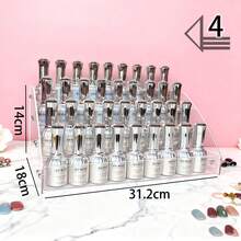 1-Pack Large Capacity Storage Rack Cosmetic Organizer Tiered Cosmetic Shelf Storage Rack - View 12