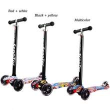 Scooters para Niños, Patinete para Niños, Scooter Patinete De 3 Ruedas Con Luces LED, Patín del, Patinete de Altura Ajustable para Exteriores, Patinete Infantil Juguete Regalo Para Niños Niñas 3-12 Años - Vistoso - Ver 10