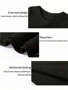 Women T-Shirts - Black - View 6