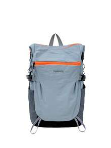 1 pieza Mochila de senderismo para hombre de gran capacidad, ligera, de nailon con bloqueo de color y cierre de cremallera, para actividades al aire libre y uso diario - Multicolor - Ver 14