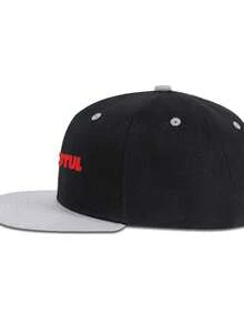 Motul Outdoor Activities, Vacation Shopping, Casual Two-Color Hip-Hop Hat - 黑色 - 查看 3