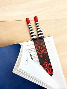 1/2 piezas Marcapáginas con pierna de bruja de tacón alto rojo, marcapáginas de zapatilla de rubí, regalos para amantes de los libros, marcapáginas únicos, marcapáginas lindos y divertidos con texto en inglés, accesorios creativos DIY para lectores y entusiastas de los libros - F - Ver 7