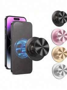 Supporto regolabile per telefono con funzione push-pull, supporto magnetico pieghevole per telefono con slot per anello, compatibile con iPhone e telefoni Android, supporto estensibile, regalo di compleanno per famiglia e amici, accessori per telefono, regalo per la festa della mamma - Multicolore - Visualizzare 11