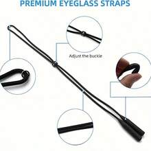 Dây đeo kính bằng silicon, thiết kế chống trượt, phù hợp cho nhiều hoạt động. Dây đeo kính unisex. - Nhiều màu - Xem 11